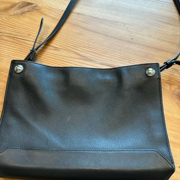 Rag & Bone Black Leather Crossbody Bag - Picture 3 of 5